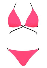 Niewybrane, różowy wiązane bikini