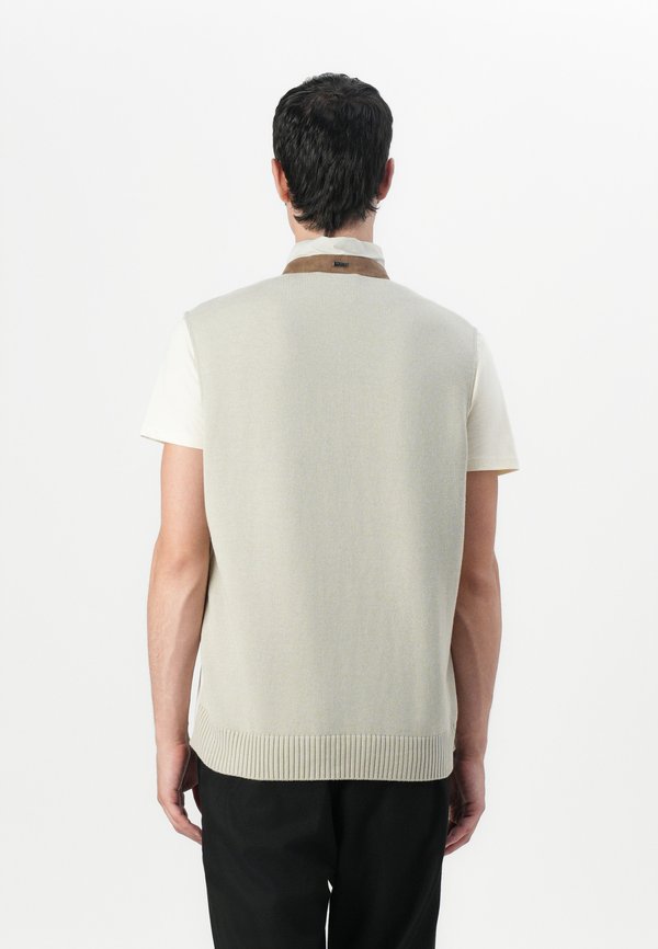 HYBRID GILET - Waistcoat - stone beige3