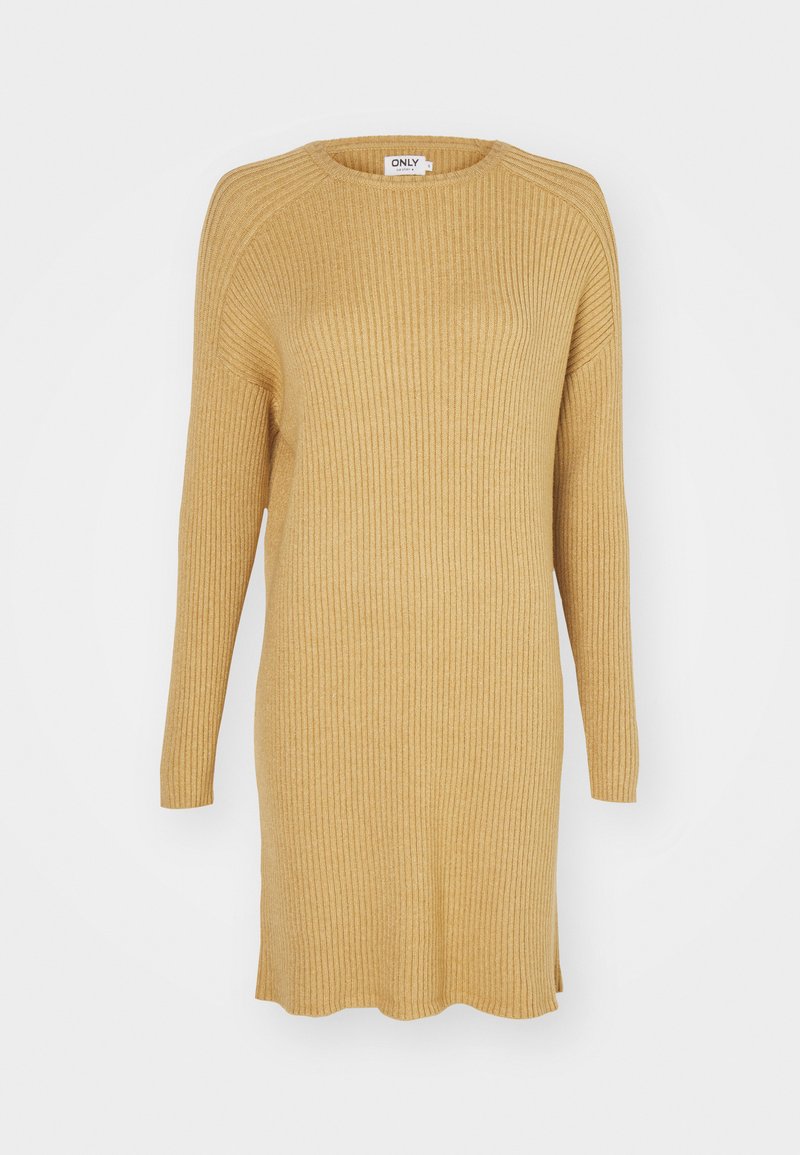 Only Gebreide jurk tan Only Gebreide jurk tan