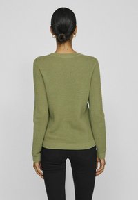 VILA VIDALO O-NECK - Stickad tröja - oil green