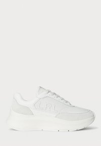 Lauren Ralph Lauren FRANKY SNEAKERS LOW TOP LACE - Sportbačiai - snow white/bianco