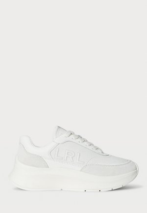 Lauren Ralph Lauren FRANKY SNEAKERS LOW TOP LACE - Sneakers basse - snow white/bianco