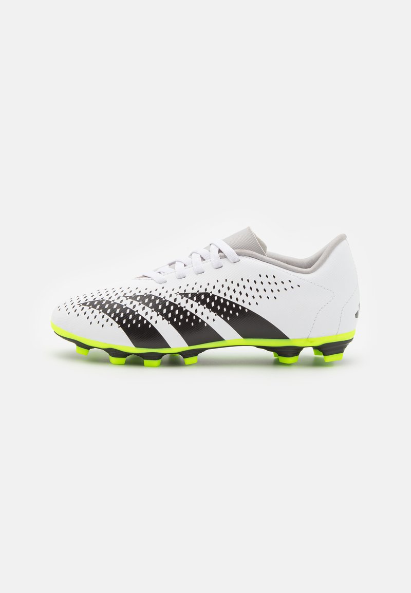 adidas Performance - PREDATOR ACCURACY 4 FXG UNISEX - Fodboldstøvler m/ faste knobber - footwaer white/core black/lucid lemon, Forstør