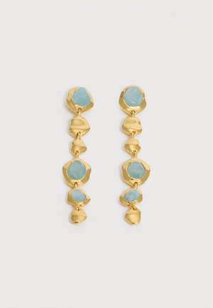 Monica Vinader, ODYSSEY PEBBLED DROP - Boucles d'oreilles - gold-coloured