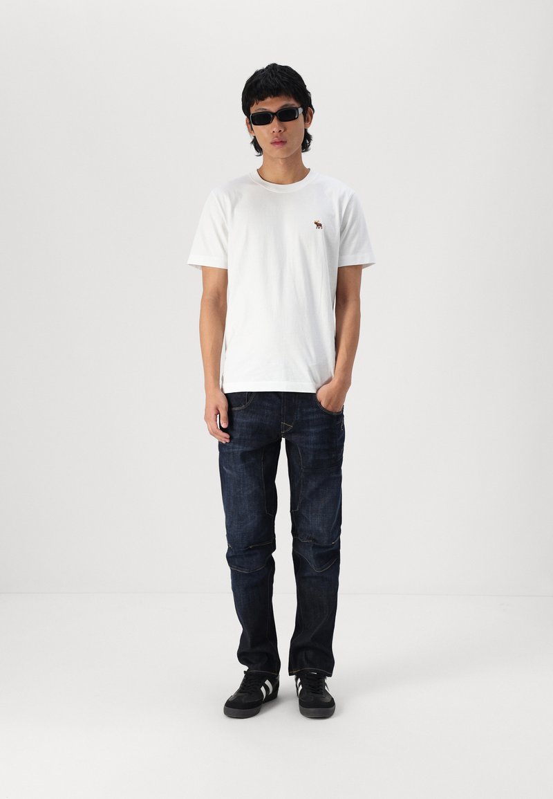 Abercrombie & Fitch 5-Pack Signature Icon Tees - Basic T-shirt - black/scarab/blue/white