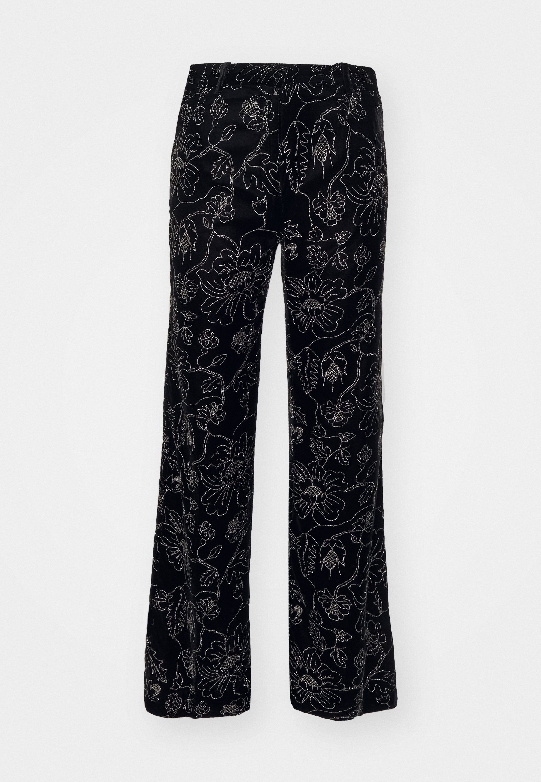 Pantalon THE KOOPLES Taille 36 Léopard Bordeaux - Occasion Très Bon état, Style Chino