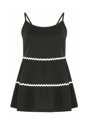 Yours Clothing, PLUS SIZE VESTS & CAMIS - Top - black