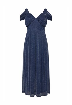 Yours Clothing COLD SHOULDER  - Iltapuku - navy