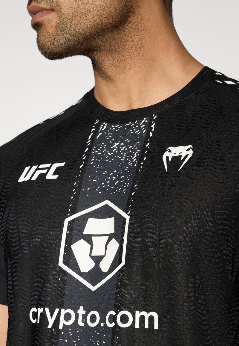 Venum UFC ZENITH FIGHT NIGHT MENS - Camiseta estampada - black/white/negro  - Zalando.es
