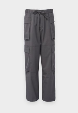 Bonsai DOUBLE PANT UNISEX - Pantalon cargo - medium grey