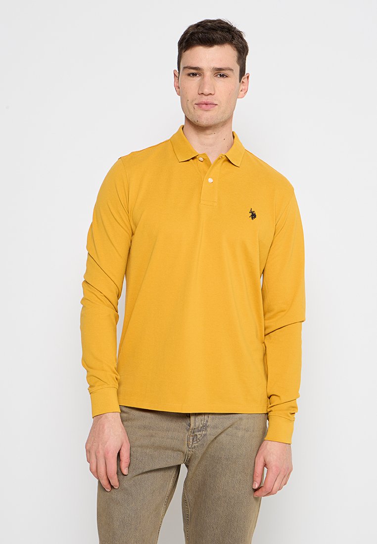 U.S. Polo Assn. Poloshirt geel U.S. Polo Assn. Poloshirt geel