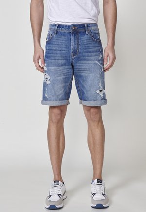 Short en jean - azul med   medium blue