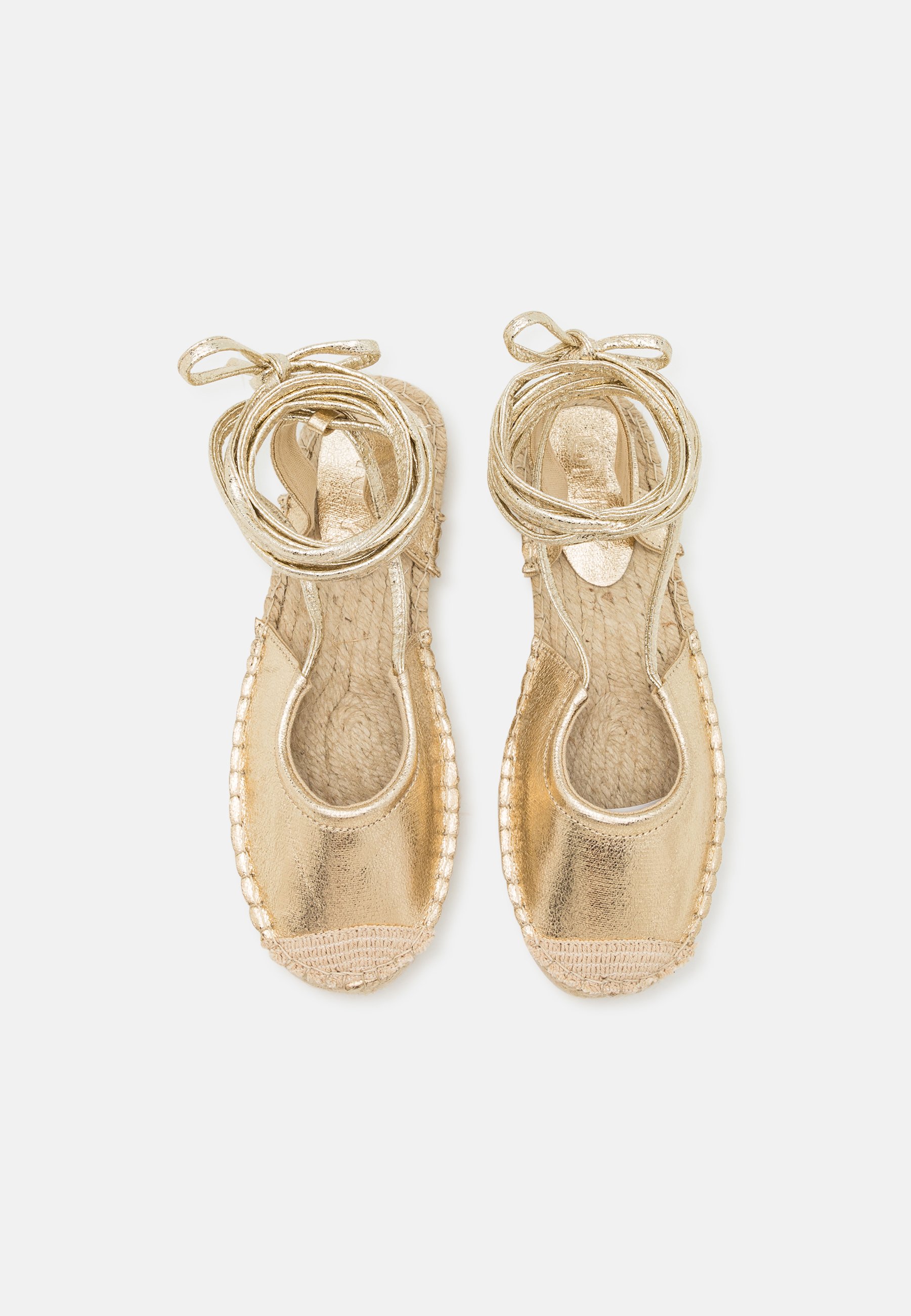 ONLY SHOES ONLEMMA-1 - Espadrilles - gold/gold-coloured - Zalando.co.uk