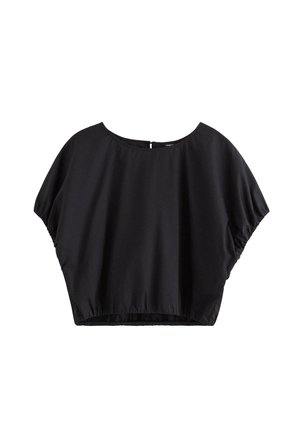 Lindex, LINDEX SHORT-SLEEVED BLOUSE LINDEX - T-shirt basic - black