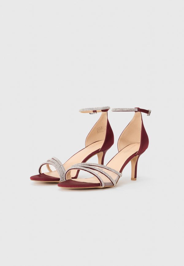 Ankle cuff sandals - bordeaux4