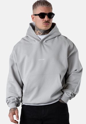 BLURRED HEARTS  - Sweat à capuche - grey