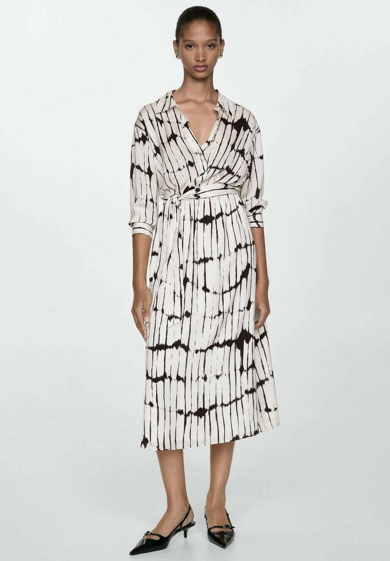 Mango Srajčna obleka - off-white