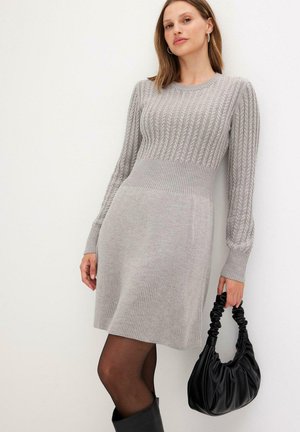 bonprix Abito in maglia - grey