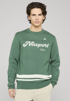 KEANU NEWPORT CREW - Strickpullover - smoke pine