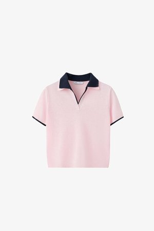 Mango, ADULT - Polo - light pink