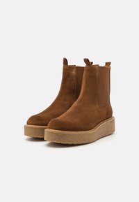 Geox Botines de cuña - brown