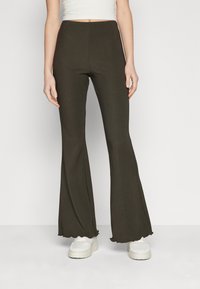 Even&Odd - FLARED OTOMANN  - Leggings - Trousers - khaki Thumbnail Image 1