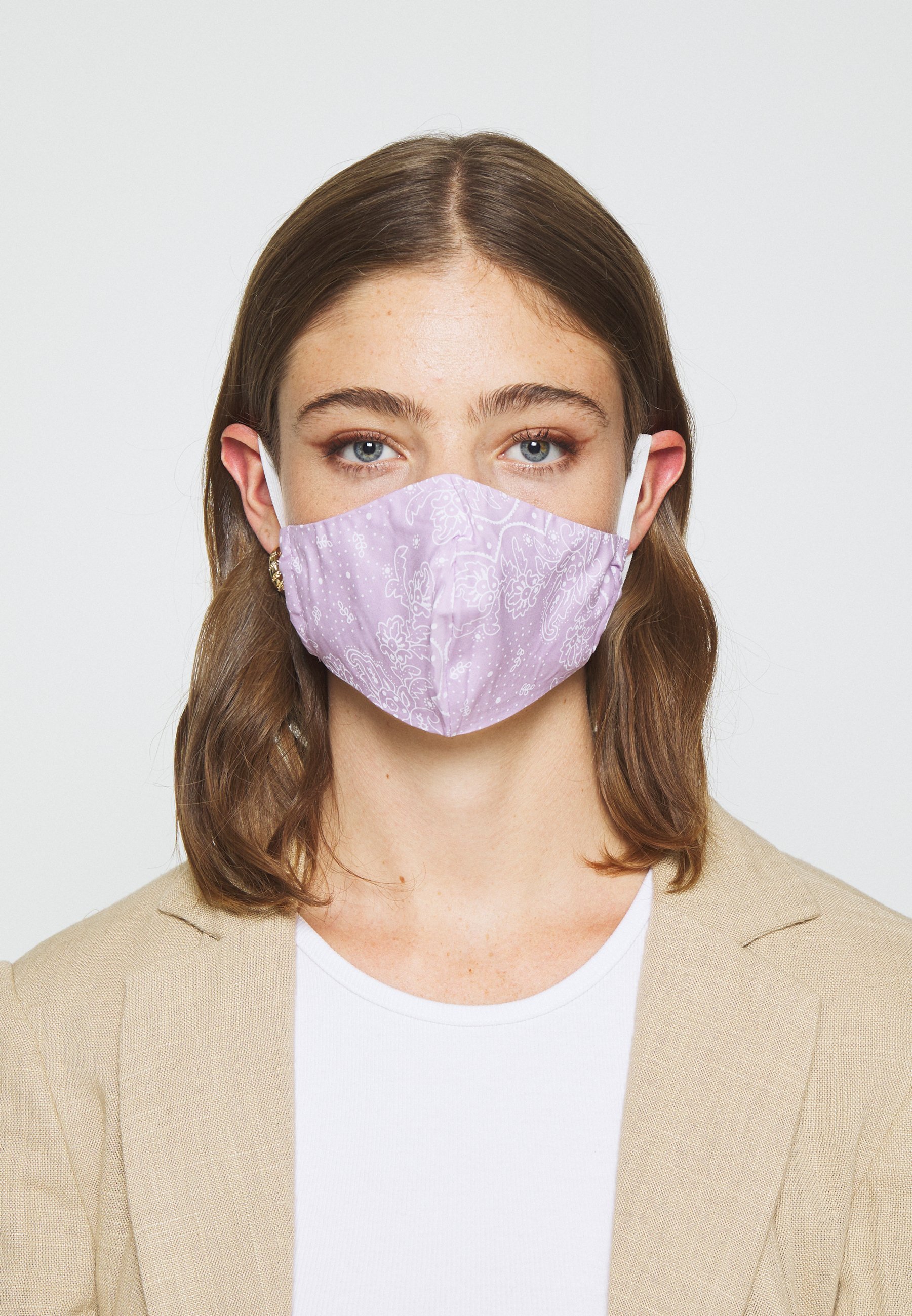 Levi's® REUSABLE BANDANA FACE COVERING 3 PACK - Stoffen mondkapje -  blue/purple/topaz/donkerblauw - Zalando.nl