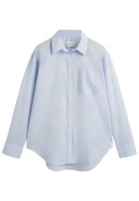 Button-down blouse - light blue