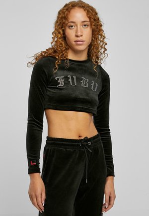 OLD ENGLISH VELOURS - Langærmet T-shirt - black