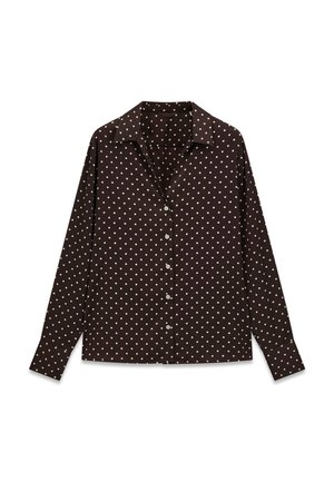 Guess, LS NEW CONCETTA SHIRT - Skjortebluser - punkte braun