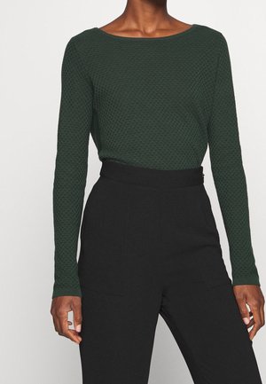 Striktrøje - green