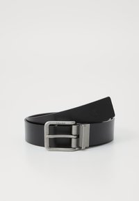 CASUAL PIN BUCKLE - Öv - black/bitter brown