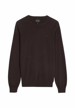 Wrangler, REGULAR FIT, ciemnobrązowy