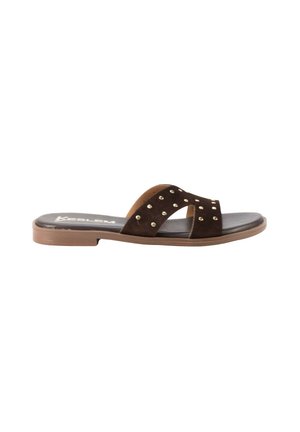 KESLEM, SANDALIAS KESLEM, MUJER - Sandalias planas - marrón