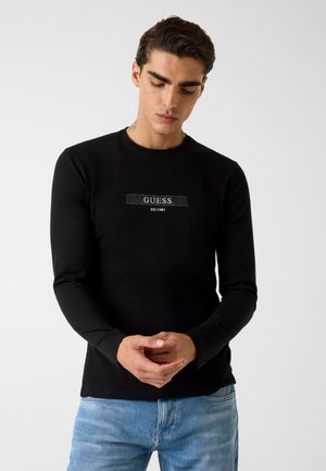 MIT FRONTLOGO - Longsleeve - schwarz