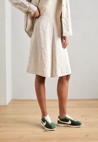 Marc O'Polo SKIRT FLARED SHAPE KNEE LENGTH - A-line skirt - mottled beige