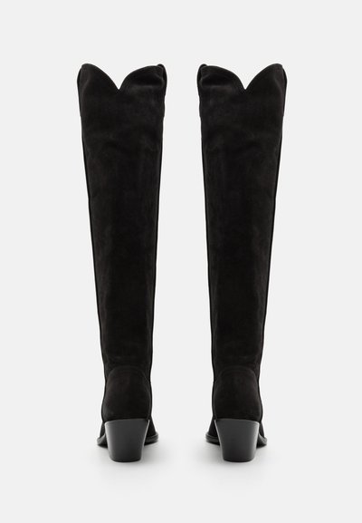 Polo Ralph Lauren TALL BOOT - Térd feletti csizmák - black
