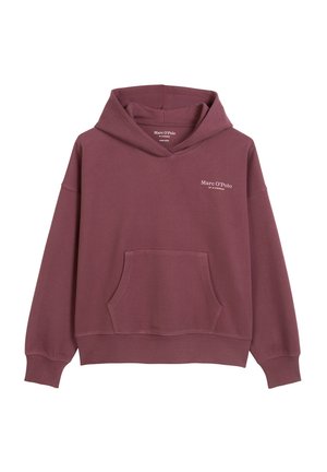 Hoodie - aubergine red