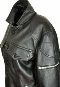 Be Noble CAPTAIN - Lederjacke - schwarz