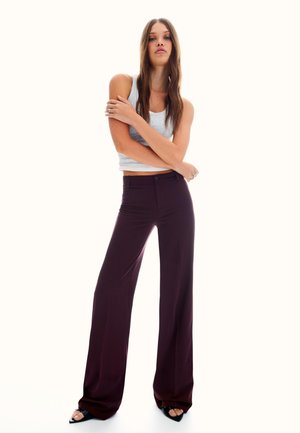 WIDE - Bukser - dark red