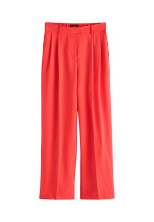 Next, REGULAR FIT - WIDE LEG TROUSERS  . - Broek - red