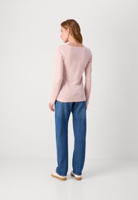Marc O'Polo LONG SLEEVE BOAT NECK - Tops ar garām piedurknēm - dusty rose