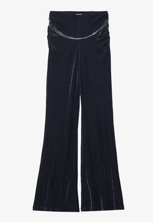Even&Odd Tall Stoffhose - black / silver