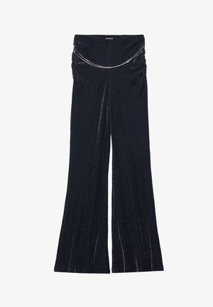 Even&Odd Tall Stoffhose - black / silver