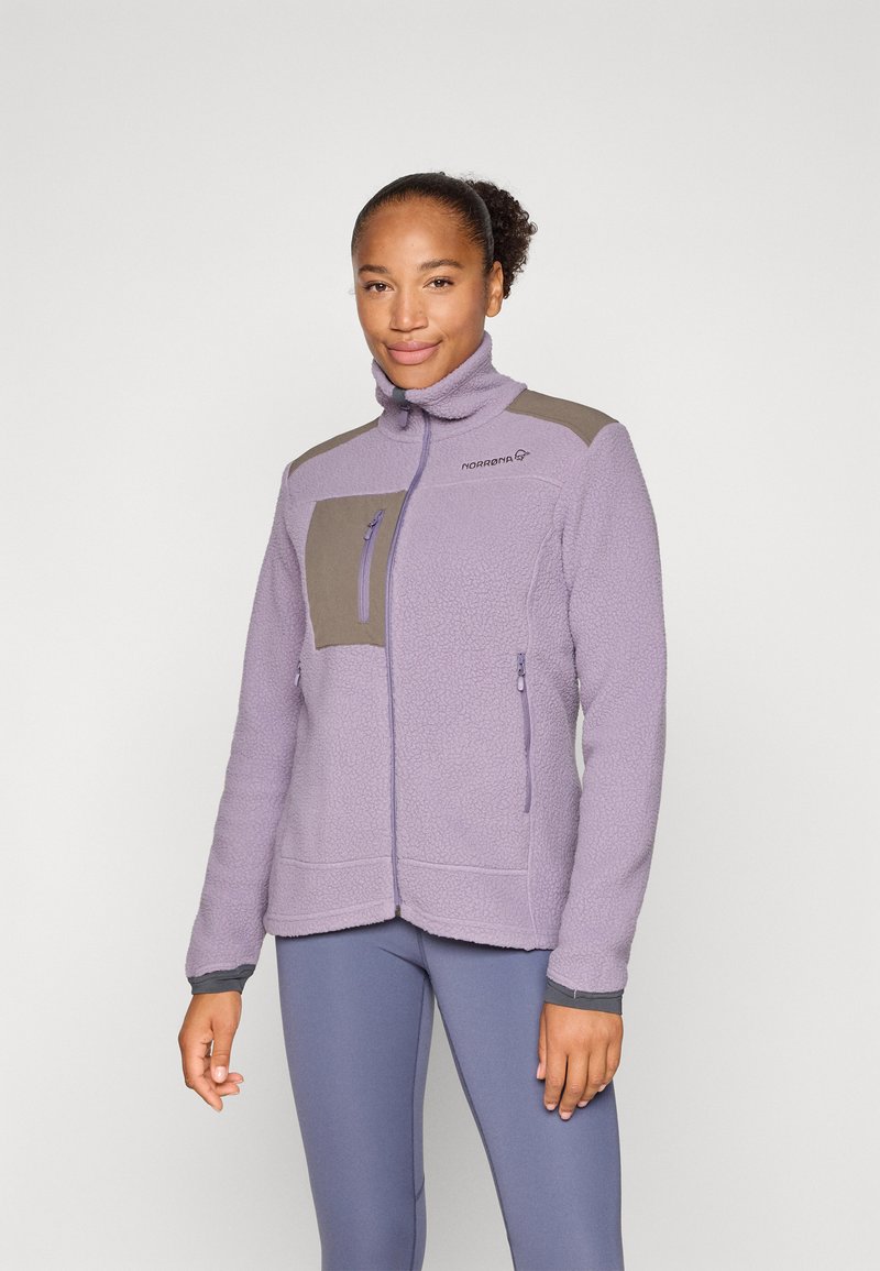 Norrøna TROLLVEGGEN JACKET  - Fliisjakk - purple sage