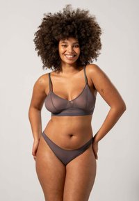 Understatement MESH BALCONETTE - Reggiseno a balconcino - grey