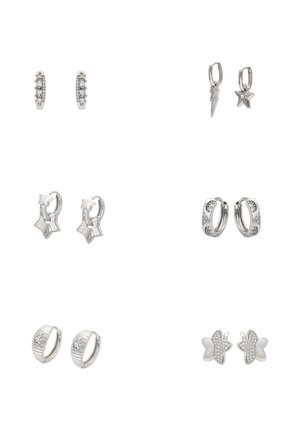 6 PACK SET - Orecchini - silver-coloured
