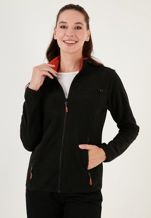 LELA Jachetă din fleece - black