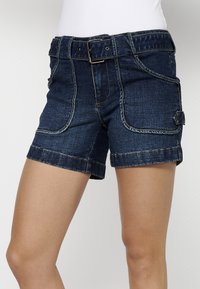 Koroshi Džinsa auduma šorti - azul osc   dark blue
