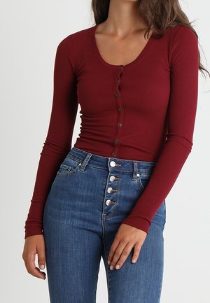 Maglietta a manica lunga - bordeaux